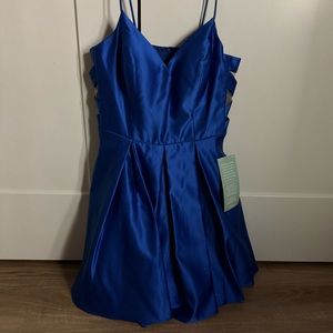 Royal blue homecoming dress